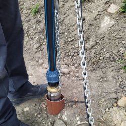 3,5" Brndpumpe 1,1 kw. 1" afgang