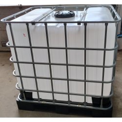 1000 liters palletank. UN-Godkendt brugt og rengjort 