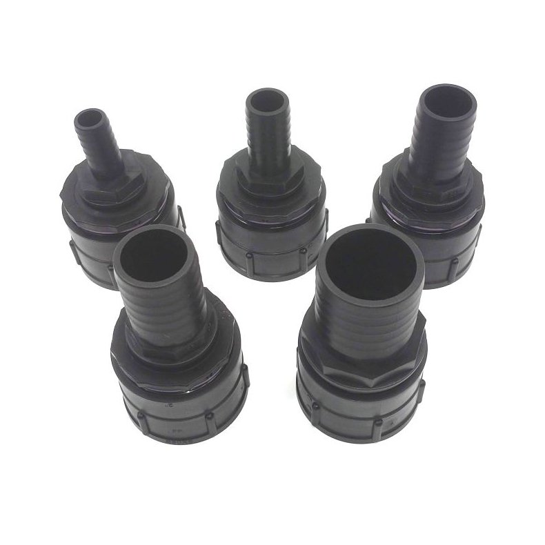 Ekstra kraftig 2" Bucchi IBC adapter med slangestuds