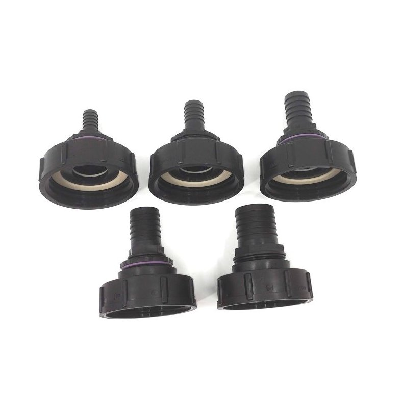 Ekstra kraftig 3" Bucchi IBC adapter med slangestuds