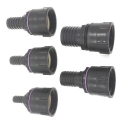 Ekstra kraftig 2" Bucchi IBC adapter med slangestuds