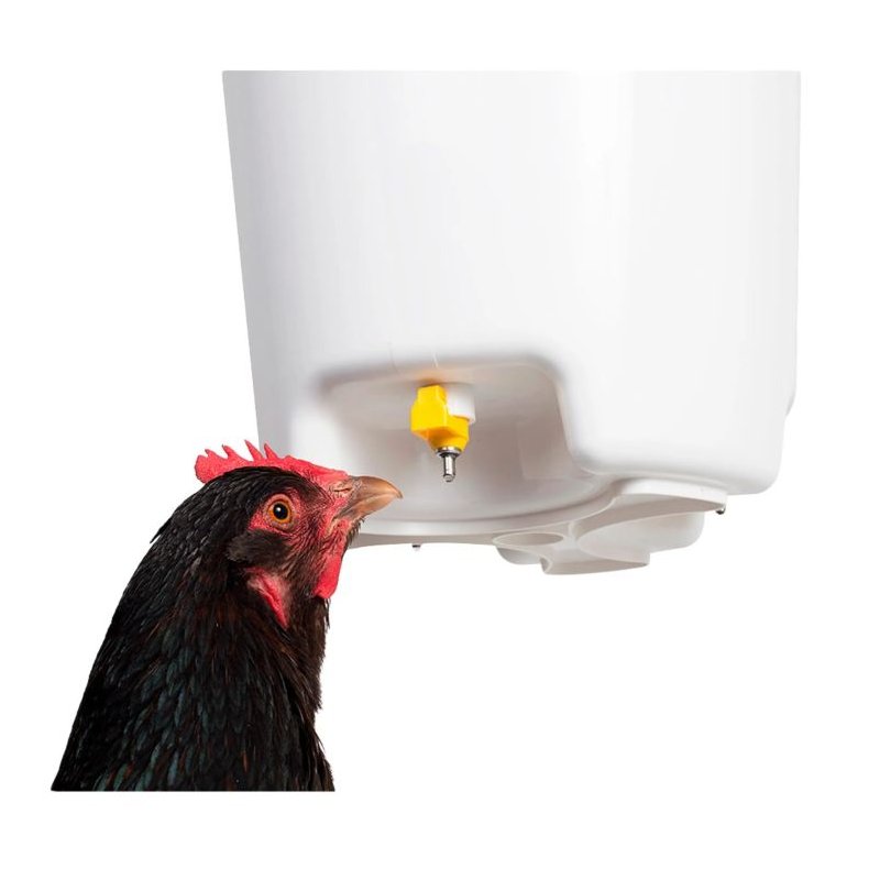 Fjerkrvander hngemodel med nippler 12 liter