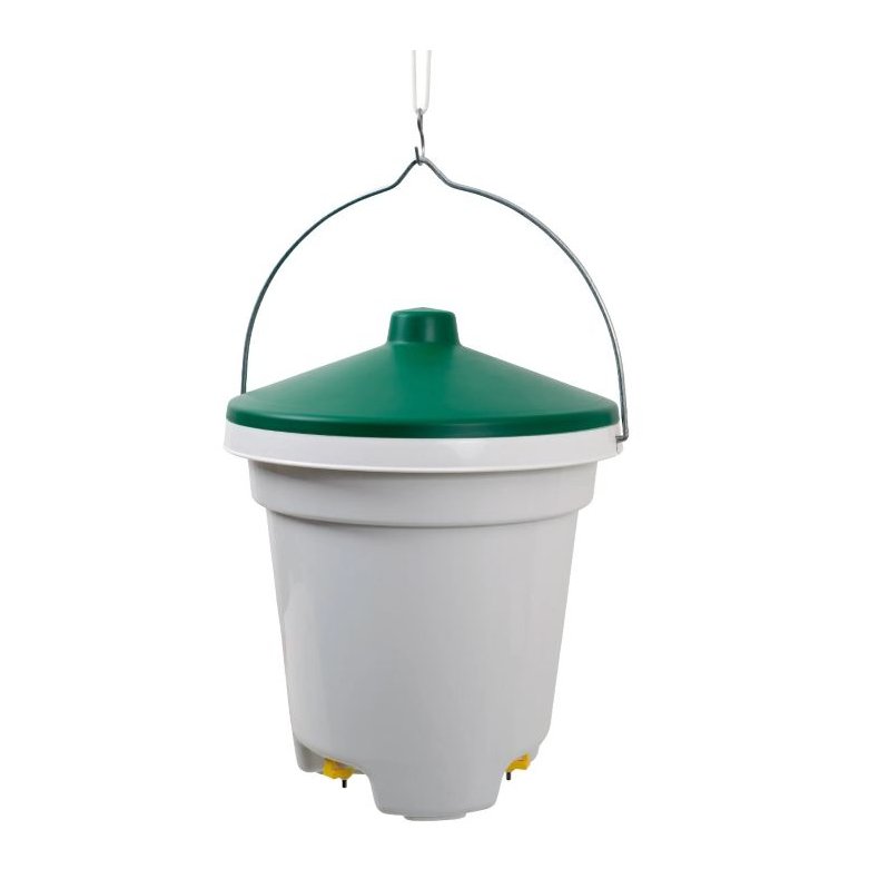 Fjerkrvander hngemodel med nippler 12 liter