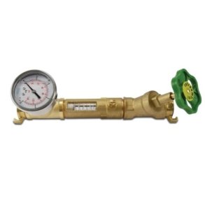 Flow- og trykmler med stophane