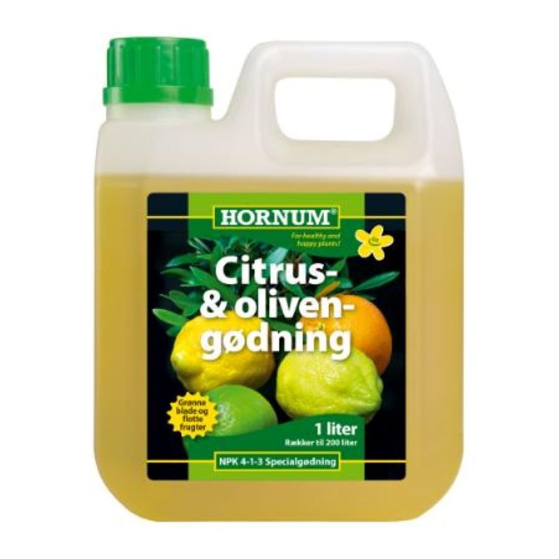 Citrus- og olivengdning HORNUM 1 liter