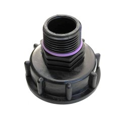 IBC adapter 2" S60 x 3/4" udvendig gevind