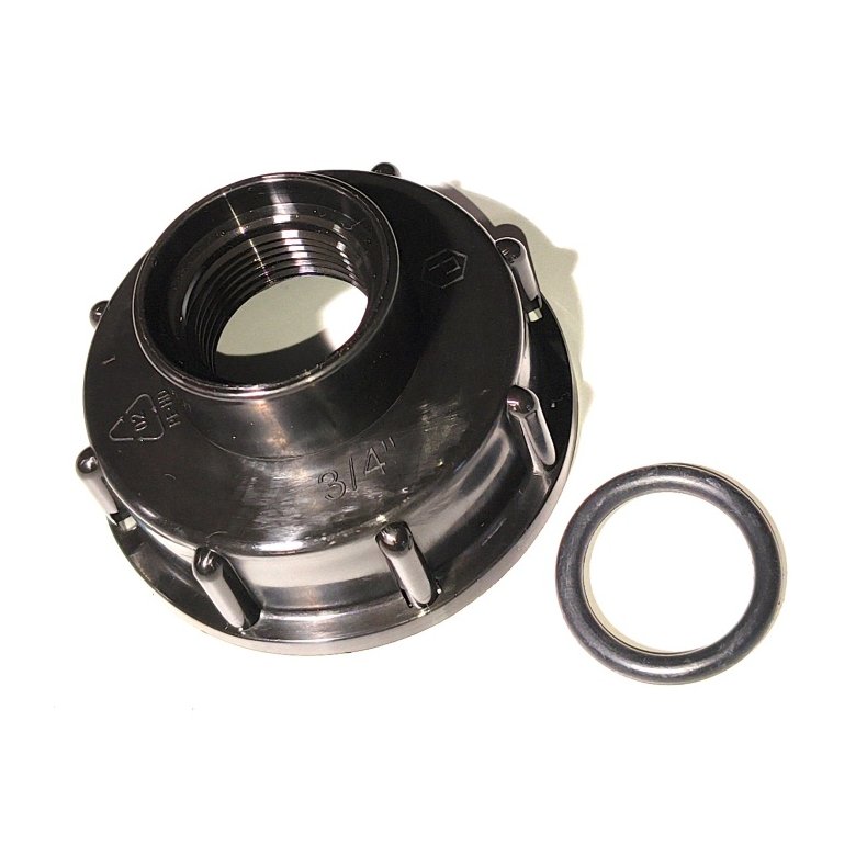 IBC adapter 2" S60x3/4" indv. gevind