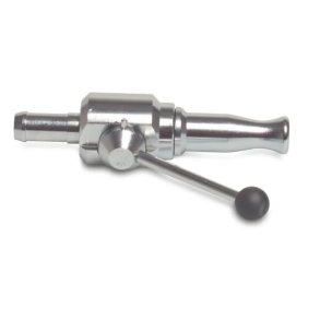 jetdyse forkromet messing | slangestuds med ventil