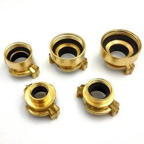 Klokobling med Indv. gevind i messing. Profec