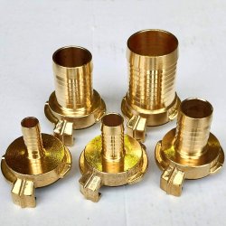 Klokobling med slangestuds i messing. Profec