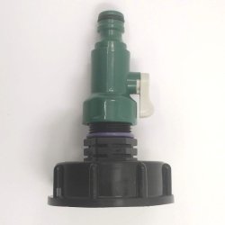 Kort 2" adapter med hane og klik tilslutning 