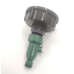 Kort 2" adapter med hane og klik tilslutning 