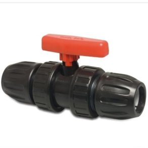 Kugleventil Spnd x Spnd 10 bar DN15 sort  type Safe 500