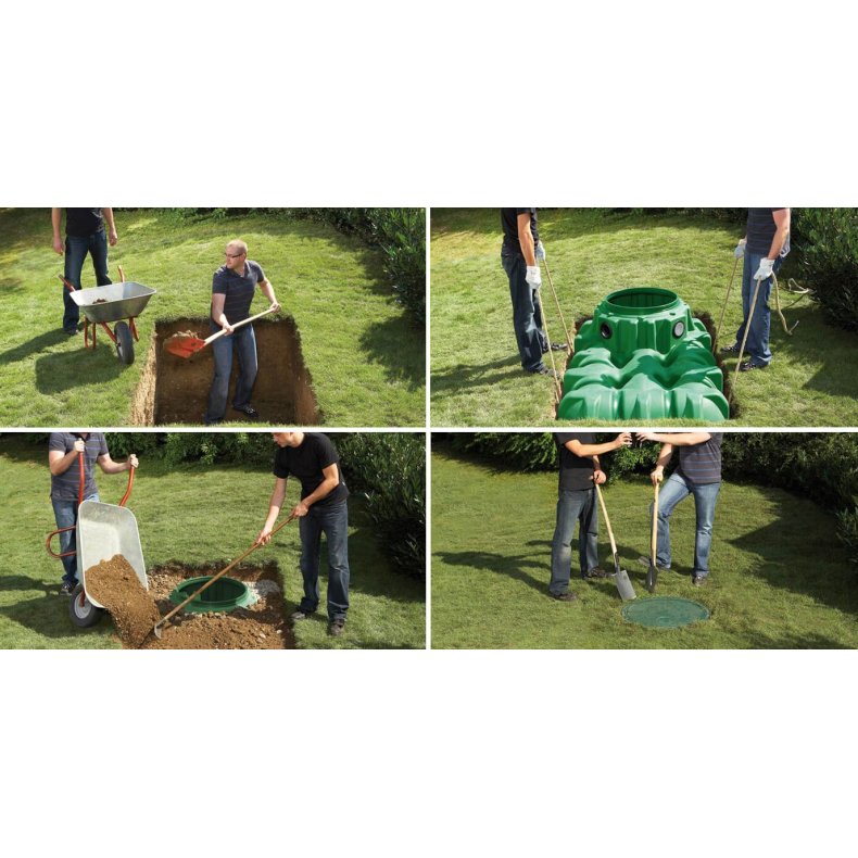 LI-Lo 1.500 Liters regnvandstank fra GRAF