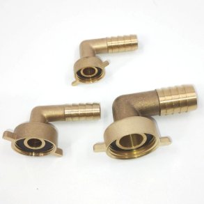 Messing bjning Slangestuds med omlber 