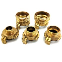 Klokobling med udv. gevind i messing. Profec