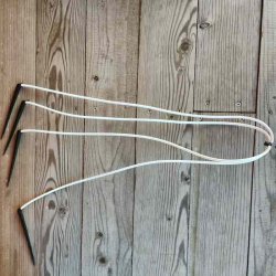 4-vejs manifold med 4 x 60cm slange og dryppind, NaanDanJain