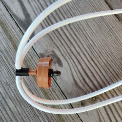 4-vejs manifold med 4 x 60cm slange og dryppind, NaanDanJain