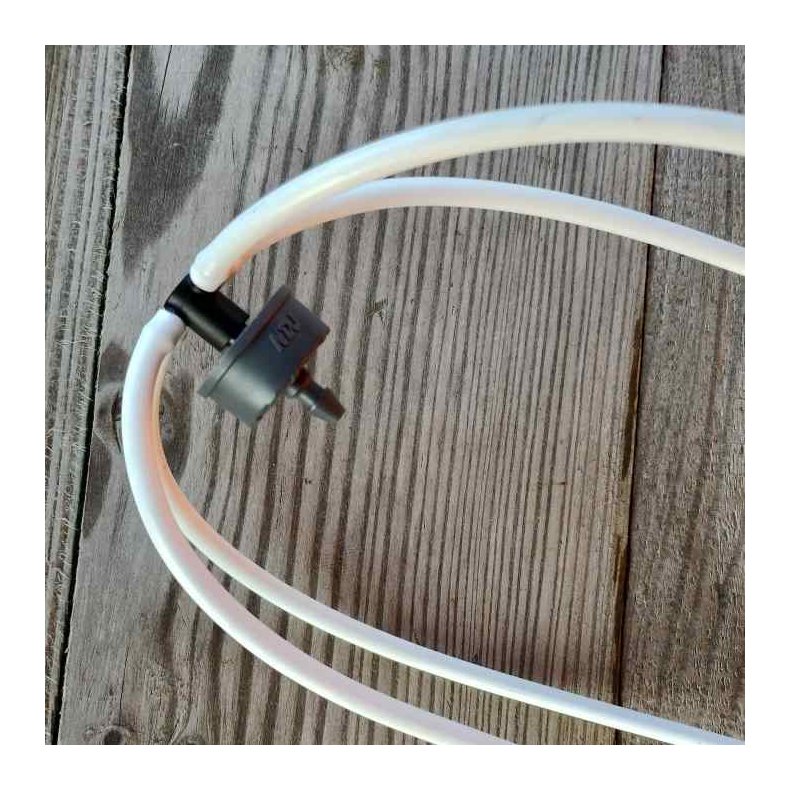 4-vejs manifold med 4 x 60cm slange og dryppind, NaanDanJain