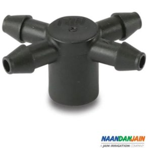 Kryds med 4 udgange, 4 mm. NaanDanJain