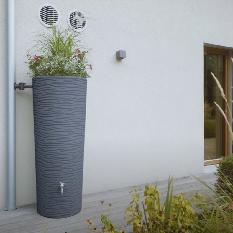 Natura 2 in 1 Graphite Gray Garantia regnvandstnde 350 Liter