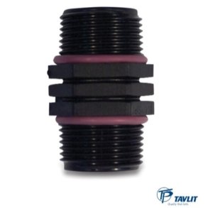 Tavlit nippel udvendig gevind 1/2