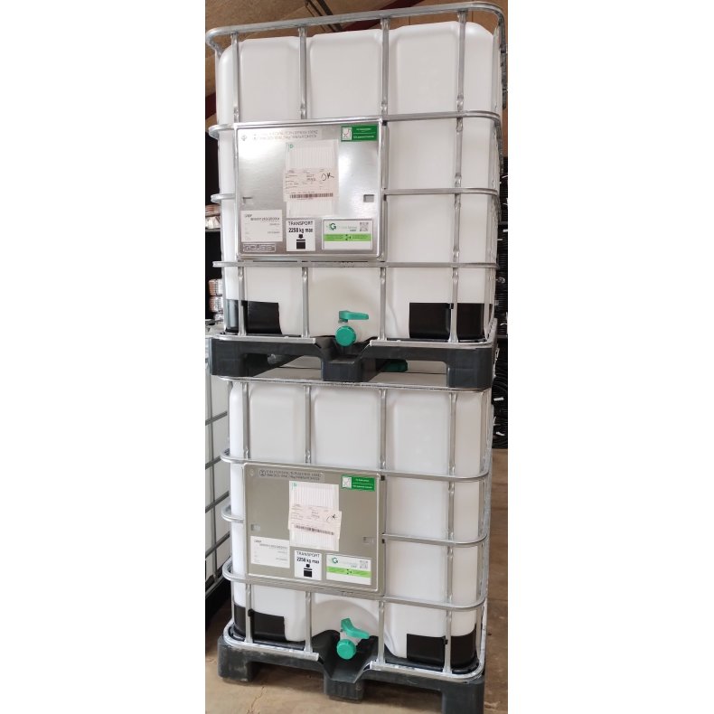 Ny 1000 liters palletank. Fdevaregodkendt