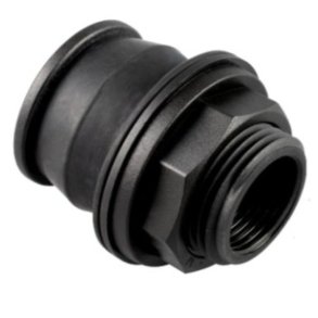 Push-in tank gennemf�ring med udv. x indv. gevind