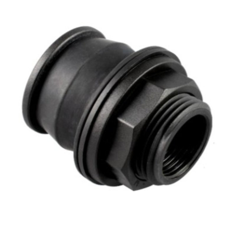 Push-in tank gennemf�ring med udv. x indv. gevind