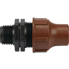 Overgang m/omlber og udv. gevind 16mm