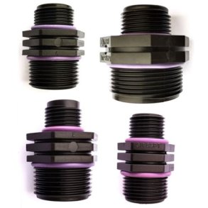 Tavlit Reduktionsnippel. Udvendigt gevind