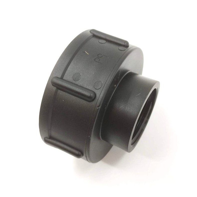 Adapter 2 tommer grovgevind S60x6 x 1" indv. alm. gevind