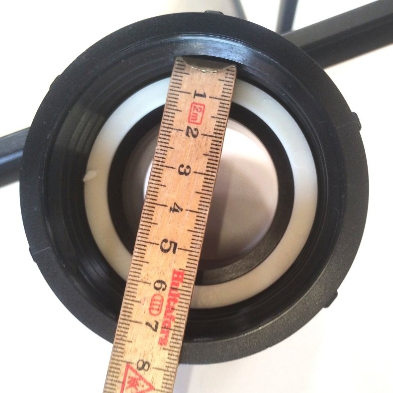 Adapter 2 " tommer S75x2" udvendig alm. gevind | Ekstra kraftig