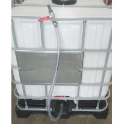 19mm armeret aftapningsslange med 2" adapter og 3/4" kuglehane