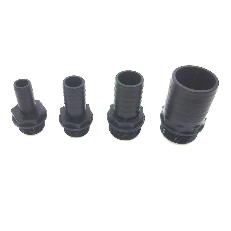 Slangestuds x udvendig gevind med O-ring. Bucchi