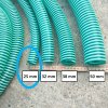 Spiral sugeslange gr�n PVC 25mm indv. x 31 mm udv. 6 bar. Meterm�l