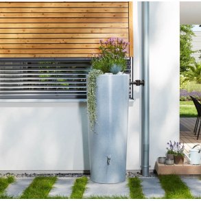 Stone 2 in 1 Silver Garantia regnvandstnde 350 Liter