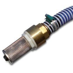 Sugeslangest 25mm x 7 meter. PVC slange og Messing fittings