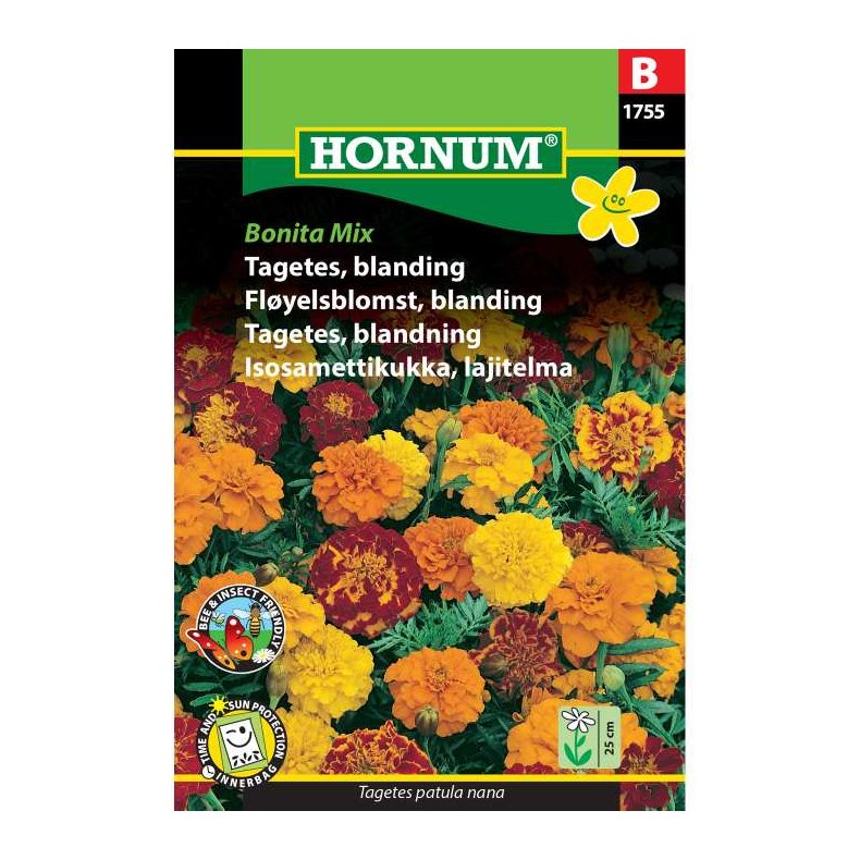 Tagetes, blomsterfr, blanding, sparky
