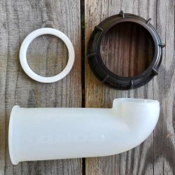 IBC Udlbstud med 2" omlber S60 x 6 DN50