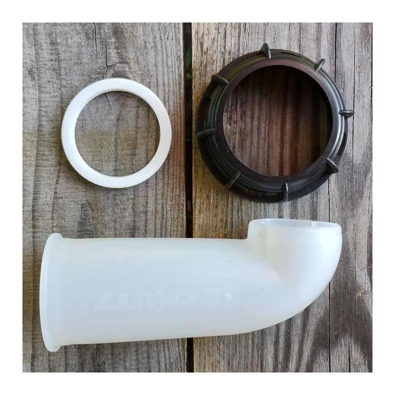 IBC Udlbstud med 2" omlber S60 x 6 DN50