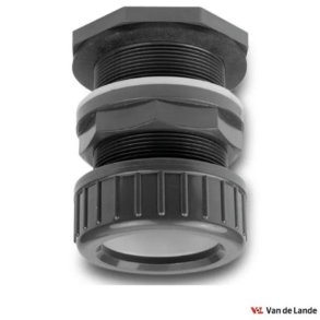 VDL Gennemfring PVC-U spnd x udvendig gevind 10bar 