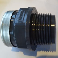 Reduktionsnippel 3/4" udvendig til " indvendig PVC Profec