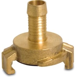 Klokobling med slangestuds i messing. Profec