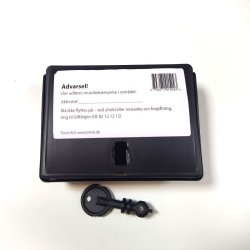 Trinol muselokkeboks foderstation sort