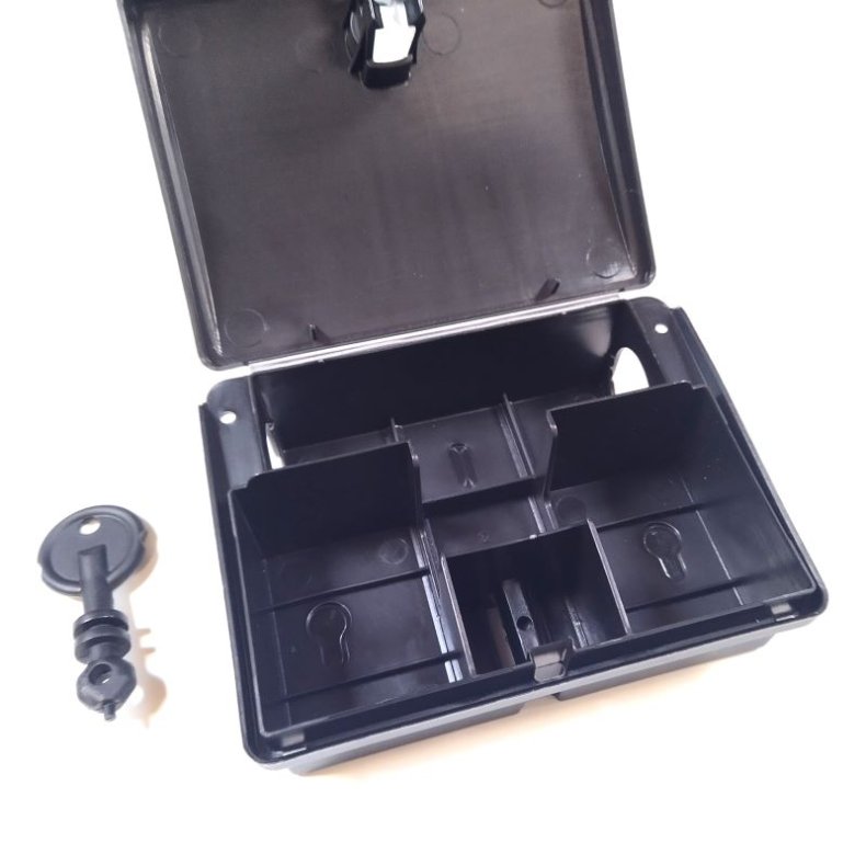 Trinol muselokkeboks foderstation sort