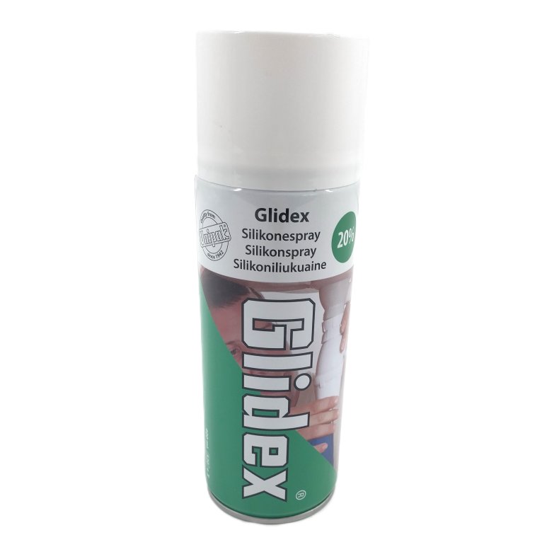 Glidex glidemiddel silicone spray - 400 ml 