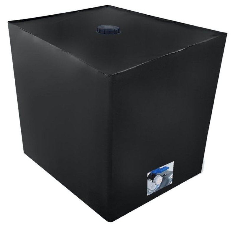 Cover til IBC palletank m/�bninger - 1000 liter