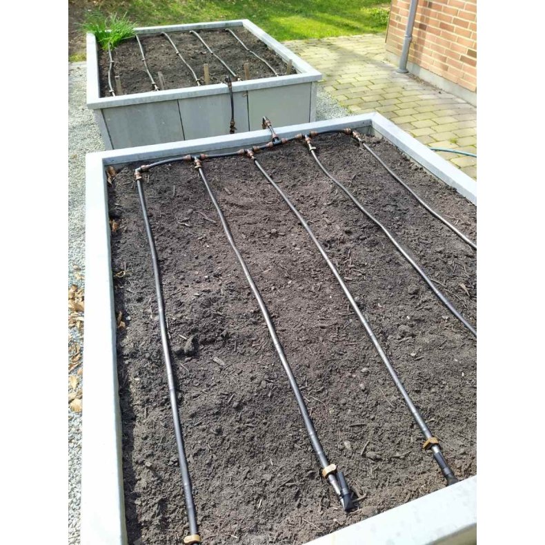 Drypvandingsst 25 meter/10 linjer komplet