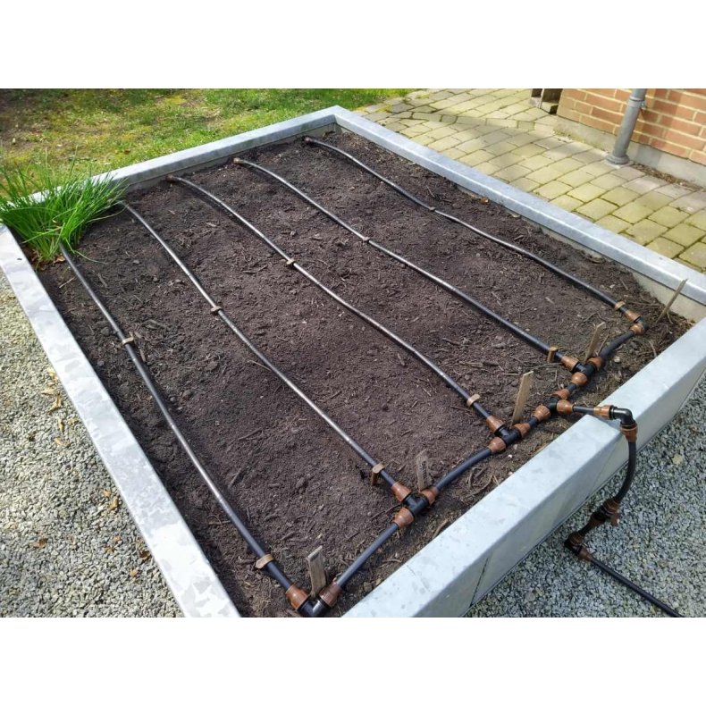 Drypvandingsst 25 meter/10 linjer komplet